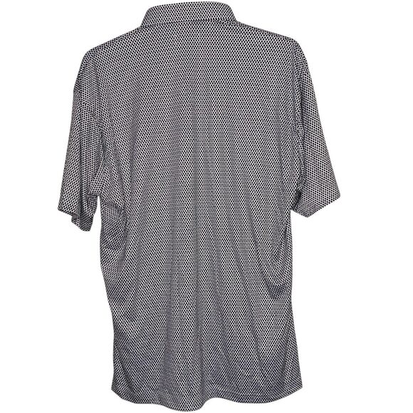 Collars & Co Polo Shirt Mens Large Relaxed Black Vantage Dress Collar Golf NEW - Picture 4 of 8